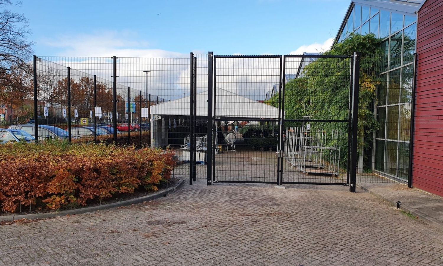 Dubbelstaafmat hekwerk/poorten in Breda