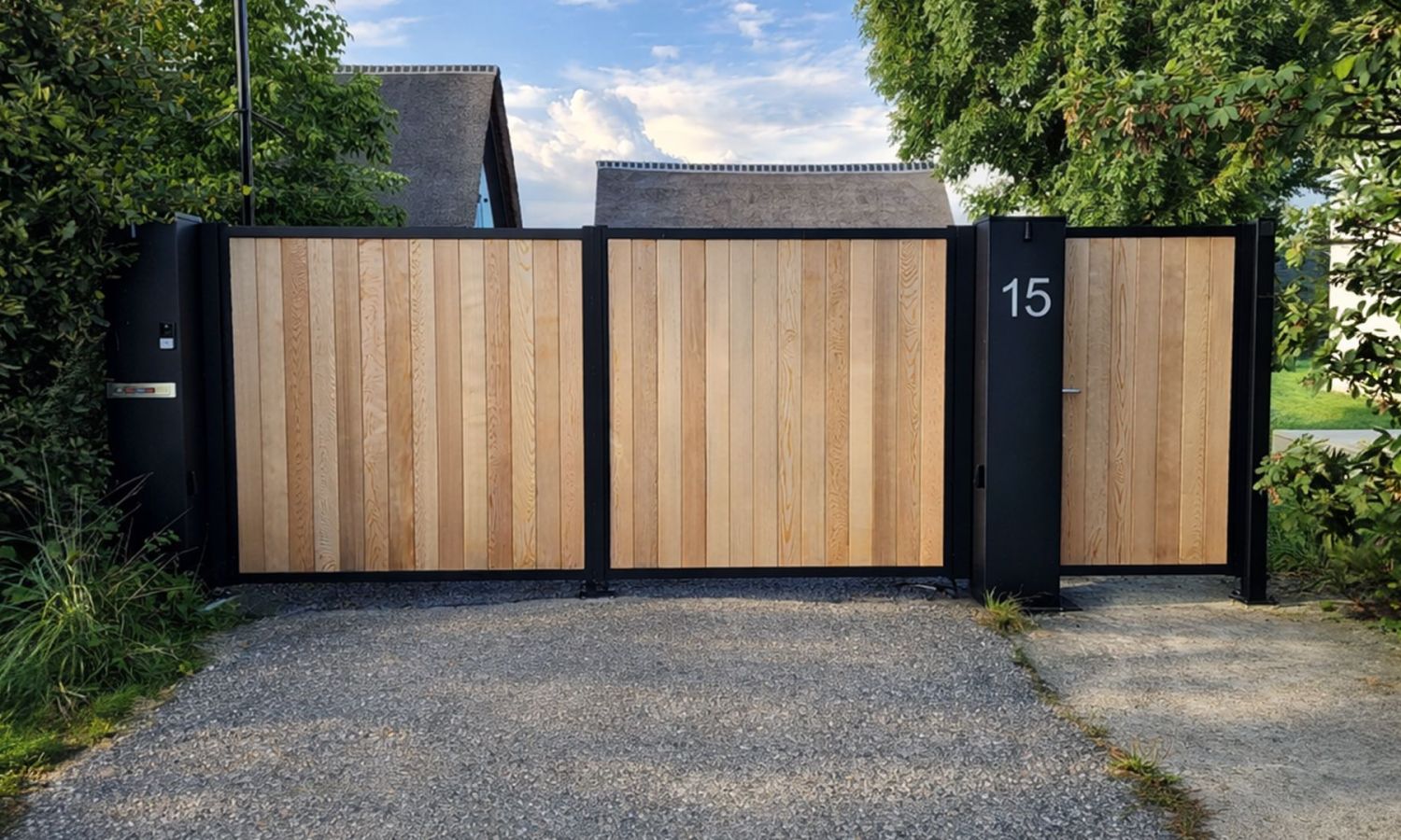 Houten poorten